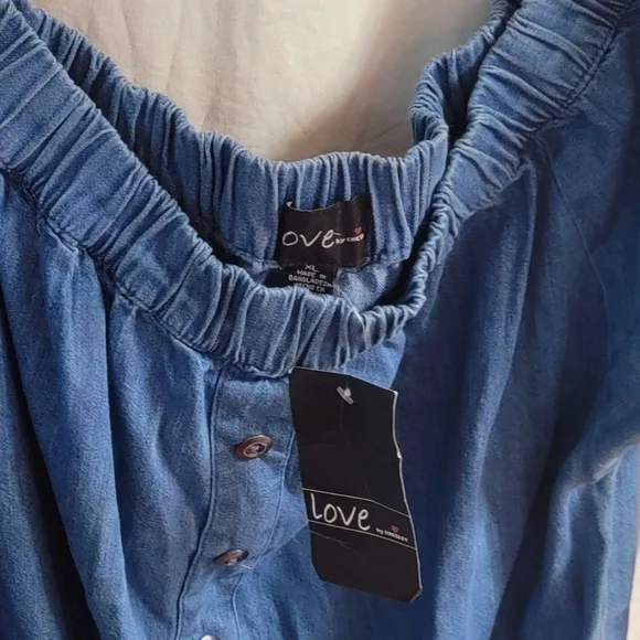 love...jumpsuit short size XL New color blue - Picture 3 of 10